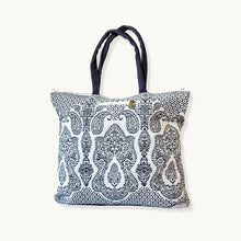 ROYAL HAIL Regal Filigree Tote Bag for Women Washable Shoulder Bag with Inner Pocket for Go-to Everyday Bag for Travel and Shopping Grocery