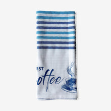 ROYAL HAIL Woven Stripe Kitchen Towel Cotton for Home, Soft & Highly Absorbent Towel for Kitchen, 18 x 28 inch - Set of 4