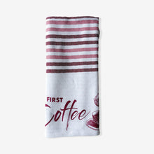ROYAL HAIL Woven Stripe Kitchen Towel Cotton for Home, Soft & Highly Absorbent Towel for Kitchen, 18 x 28 inch - Set of 4