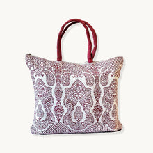 ROYAL HAIL Regal Filigree Tote Bag for Women Washable Shoulder Bag with Inner Pocket for Go-to Everyday Bag for Travel and Shopping Grocery