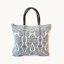 ROYAL HAIL Regal Filigree Tote Bag for Women Washable Shoulder Bag with Inner Pocket for Go-to Everyday Bag for Travel and Shopping Grocery