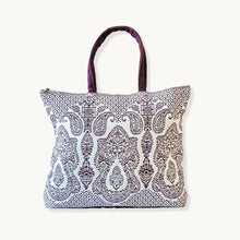 ROYAL HAIL Regal Filigree Tote Bag for Women Washable Shoulder Bag with Inner Pocket for Go-to Everyday Bag for Travel and Shopping Grocery