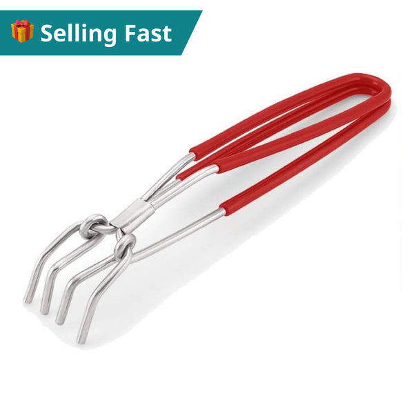 Stainless Steel Pakkad, Perfect for Kitchen Grip Home Use Utensils Pots Bowls | Best for Kitchen for Handling Protection | Pakkad 20 cm