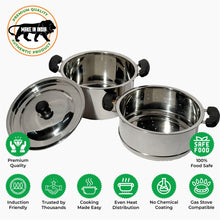 Stainless Steel Steamer with Lid Free Uruli 1 L