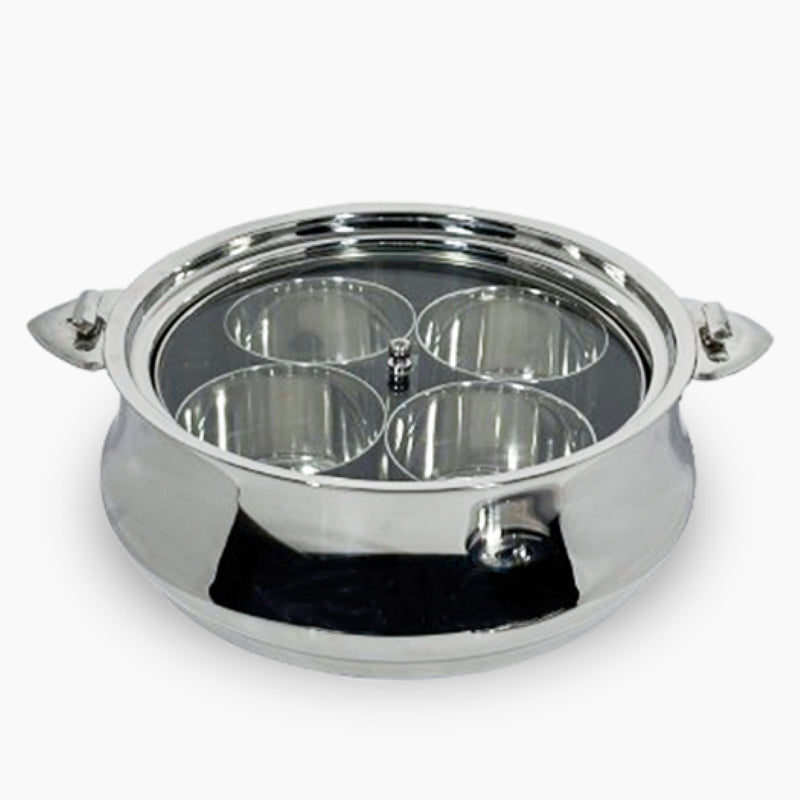 Dry Fruit Set Silver | Box Stainless Steel For Kitchen | Storage Container