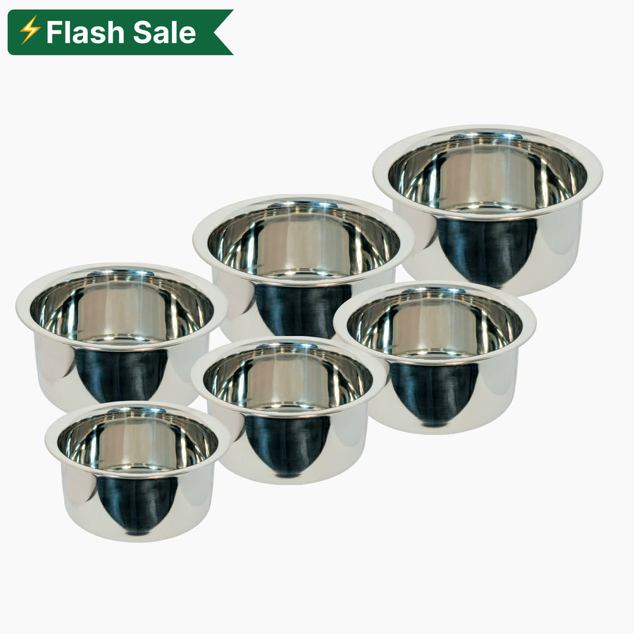 Stainless Steel Flat Beading Tope, Induction Friendly