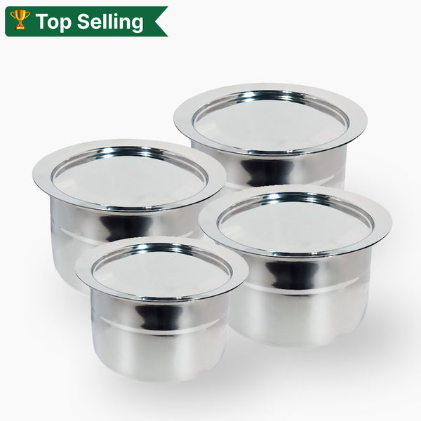 Special Cut Tope with Lid – Set of 4