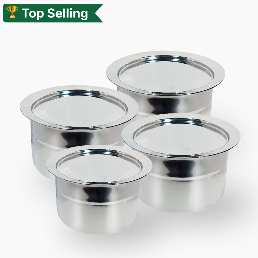 Special Cut Tope with Lid – Set of 4