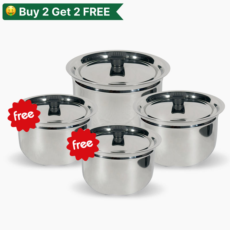 Serving Bowl Ring Handi 3.5 L & 2.2 L Free with Ring Handi 750 ml & 1.5 L