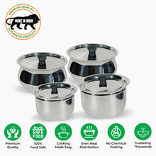 Serving Bowl Raj Handi 3.5 L & 2.2 L Free with Ring Handi 750 ml & 1.5 L