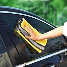 Micro fiber 500 GSM 30*40  Cloth for Car Cleaning and Detailing - Dual Sided, Extra Thick Plush   Towels Lint-Free Assorted  Set of 4
