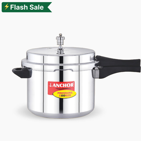 Special Aluminium Pressure Cooker with Outer Lid | Gas Stove Compatible