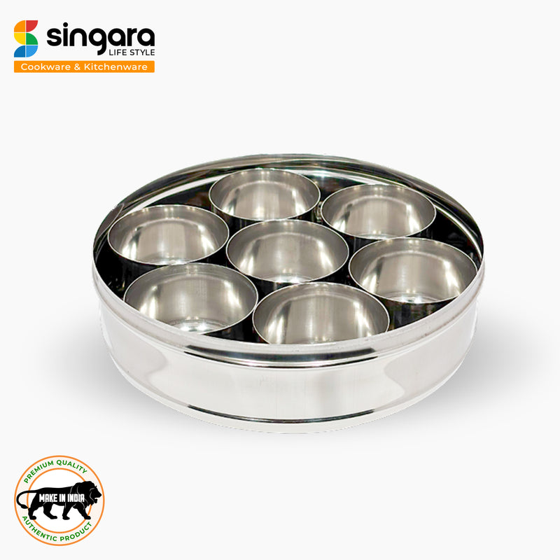 Masala Dabba | Masala Box Stainless Steel For Kitchen | Masala Dani | Spice Storage Container